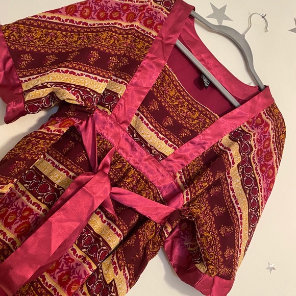 Printed Pink Blouse - Picture 3 of 3